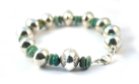silver-bead-and-turquoise-chip-bracelet